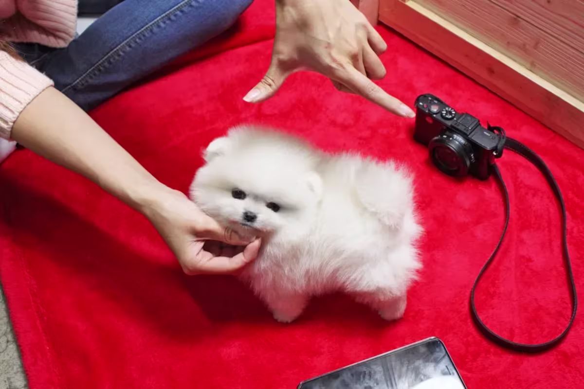 pomeranian puppies 1 boy 1 girl 