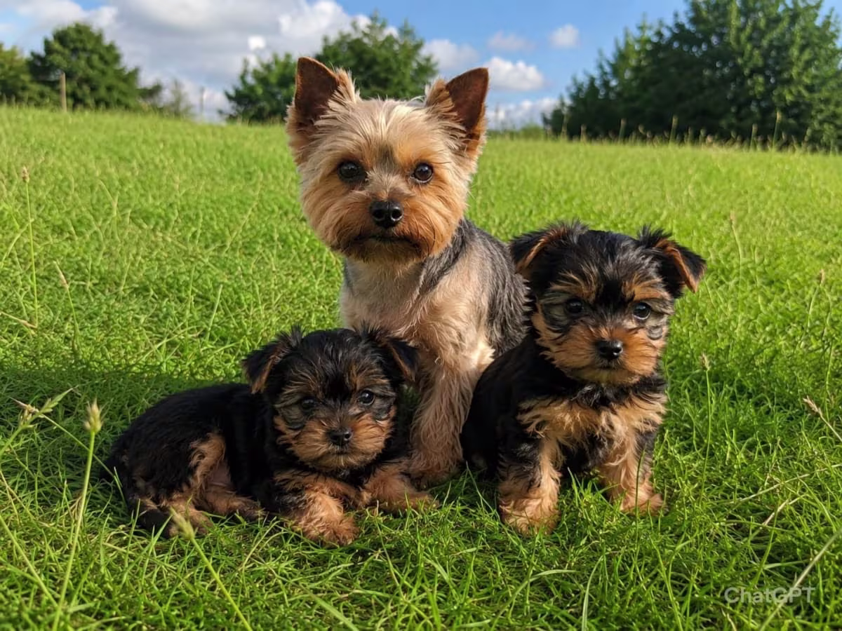 Beautiful Yorkshire terrier puppies